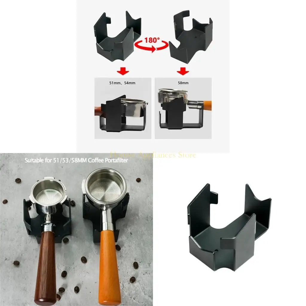 

D0AB Convenient Coffee Portafilter Stand Coffee Portafilters Coffee Tamper Station