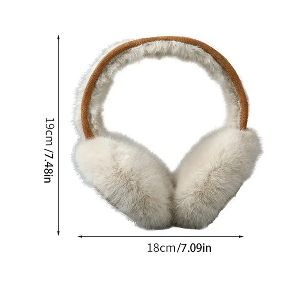 สบาย Suede Plush Earmuffs หมวกหู Thicken ฤดูหนาว Earmuffs Windproof อุ่นพับฝาครอบหูขี่