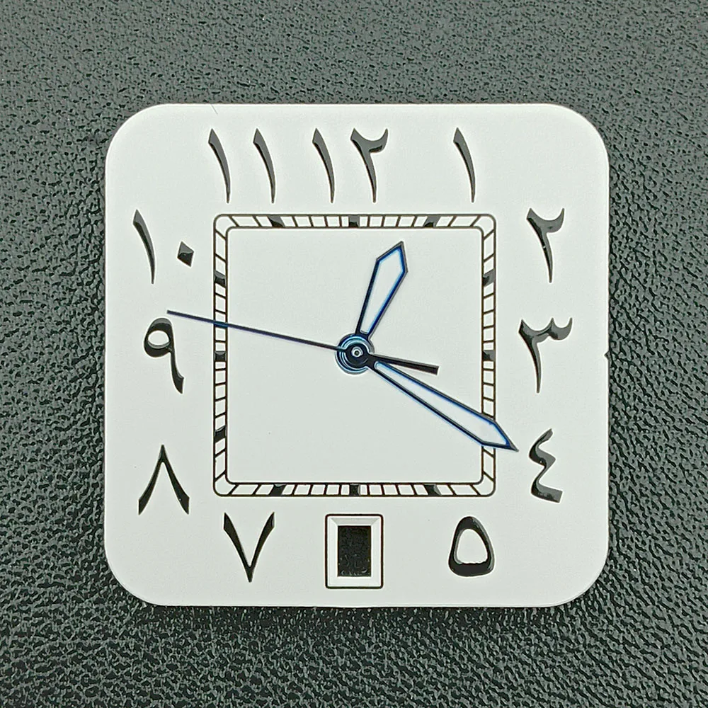 NH35 ダイヤルスクエアダイヤルアラビア数字ダイヤル時計ダイヤルメンズ腕時計 NH35 ムーブメント時計アクセサリーに適しています