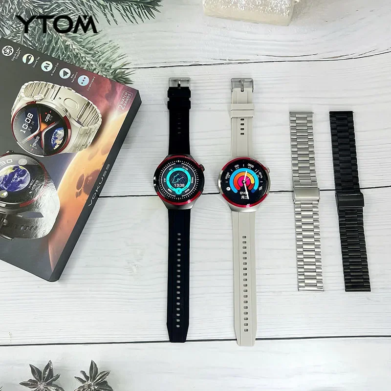 YTOM G7 MAX PLUS Space Edition SmartWATCH 2 STRAP Smart Watch For Men WOMEN Sport NFC ChatGPT RDfit 1.53 INCH waterproof