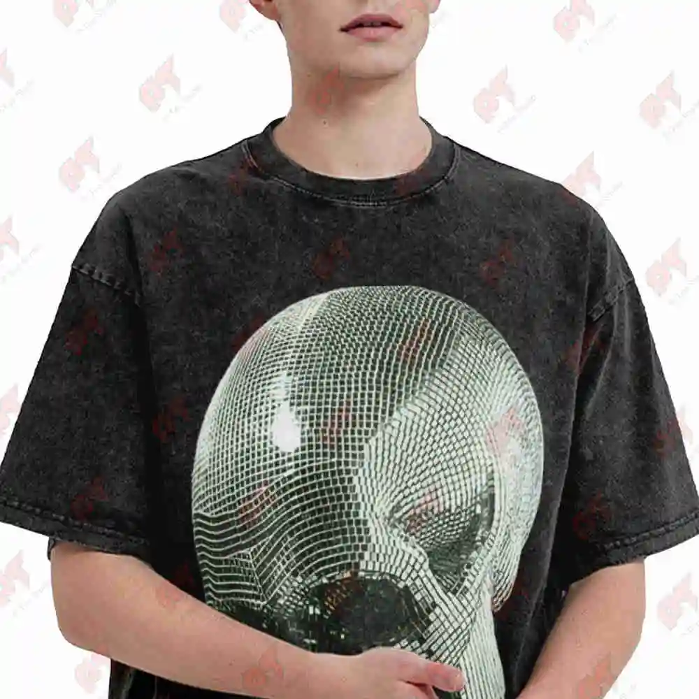 Boys Noize Techno Music Vintage Washed Tee Pure Cotton T-Shirt