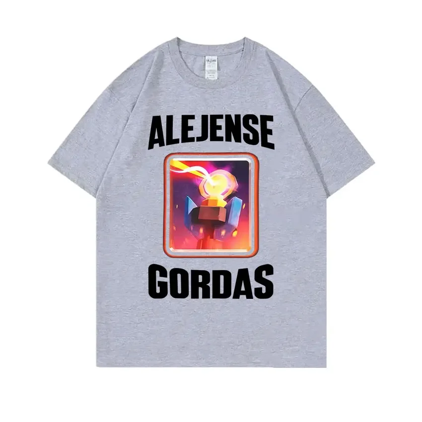Alejense Gordas Meme T-shirt Men Women Kawaii Joke Humor Gift for Him and Her Cute Memes T-shirts