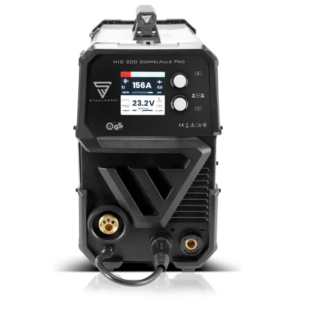 5-in-1 MIG Welder Machine 200A Gasless with Flux Cored Wire 220V Multifunctional Motor New Condition
