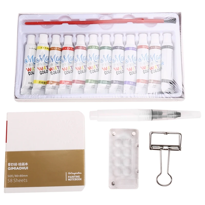 

Pocketartist Travel Set Pocket Artist Watercolor Travel Set Veralea Watercolor Travel Set With Paint & Water Pen-AT81
