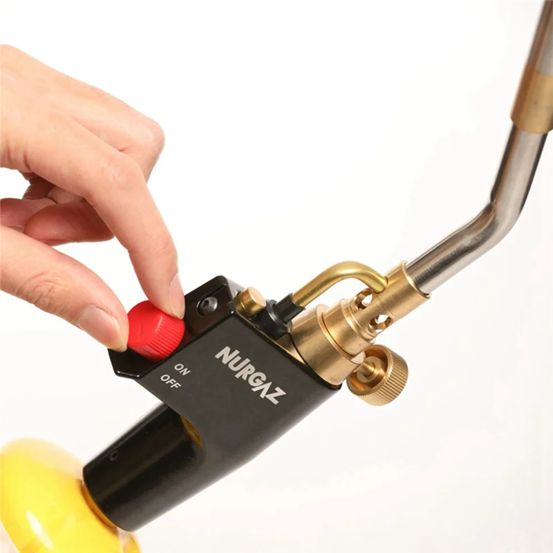 

2025 Trend NURGAZ High Intensity Flame Welding Tools, Propane Gas Welding Kit For Light Welding, Soldering, Brazing, Heating