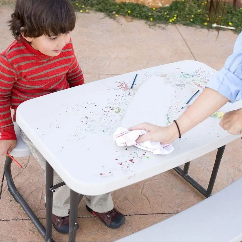 طاولة نزهة للأطفال بلون اللوز، مقاس 1