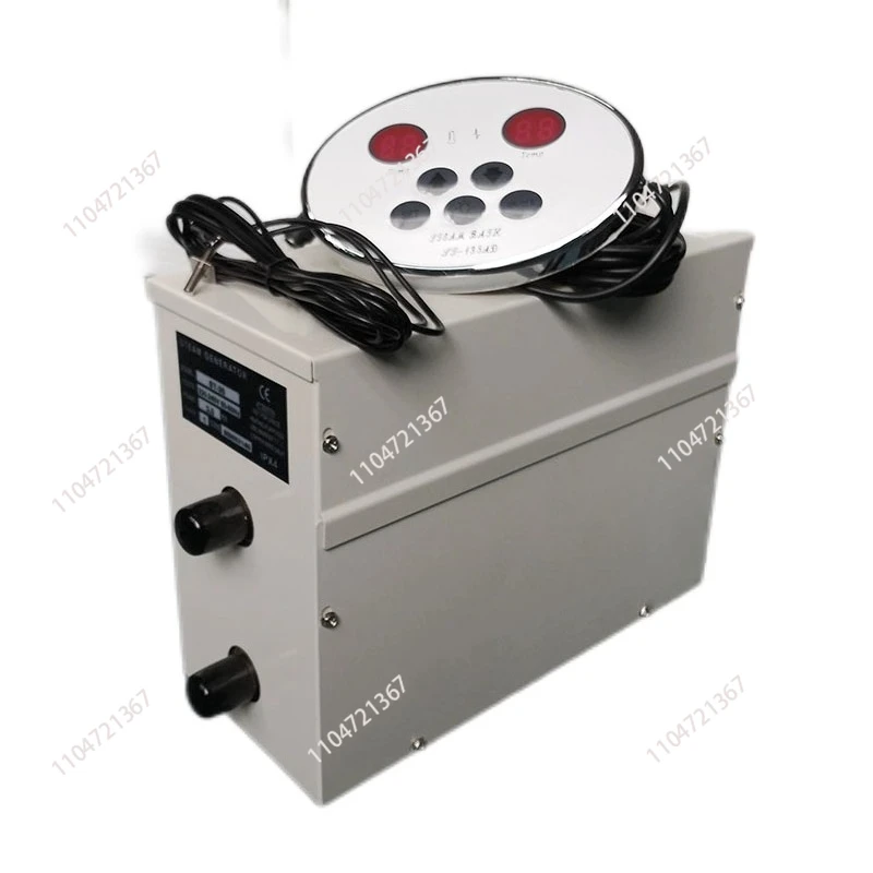 3KW 220V Sauna Steam Machine Spa Steam Generator Dry Streaming Furnace Wet Digital Controller Steamer ST-30