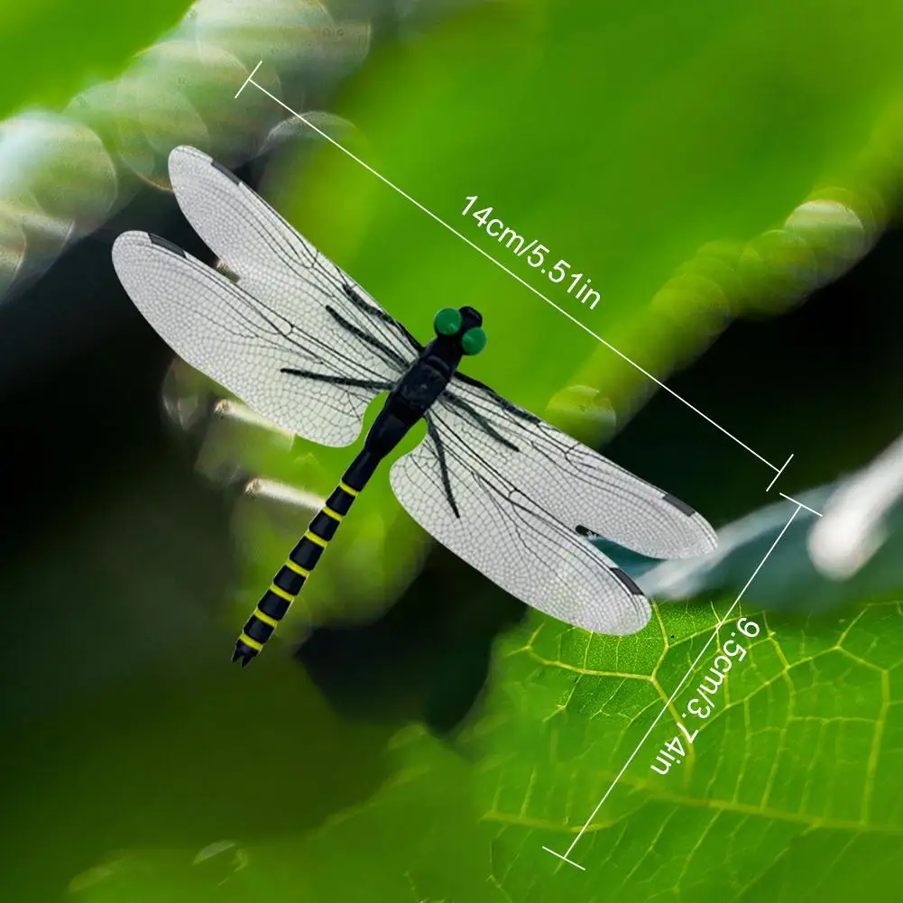 Simulation Dragonfly Mosquito Repellent Mini Dragonfly Ornament Simulation Dragonfly Animal Model For Outdoor Garden Farm