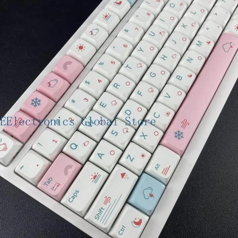 

462B 132Keys Weather Theme Keycaps XDA Profile Thick PBT Keycap For 61 104 108