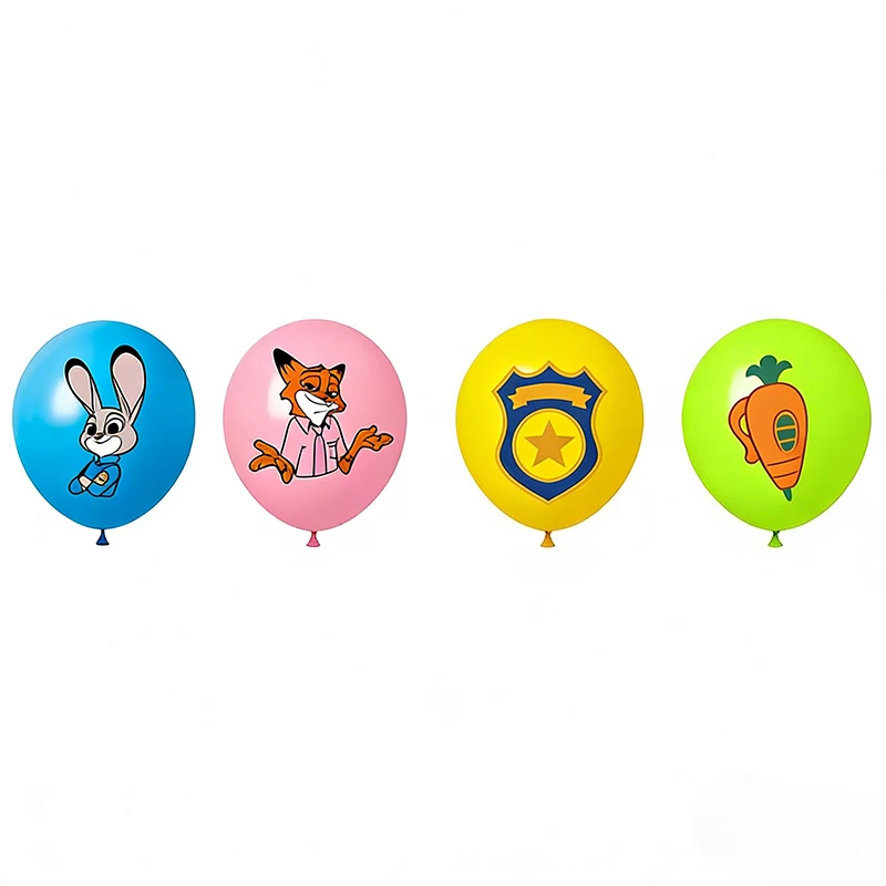 Zootopia 2 موضوع الطرف الديكور غاري الكرتون العلم بالون راية كعكة المساعدة ترتيب لوازم حفلة عيد ميلاد سعيد للأطفال #6