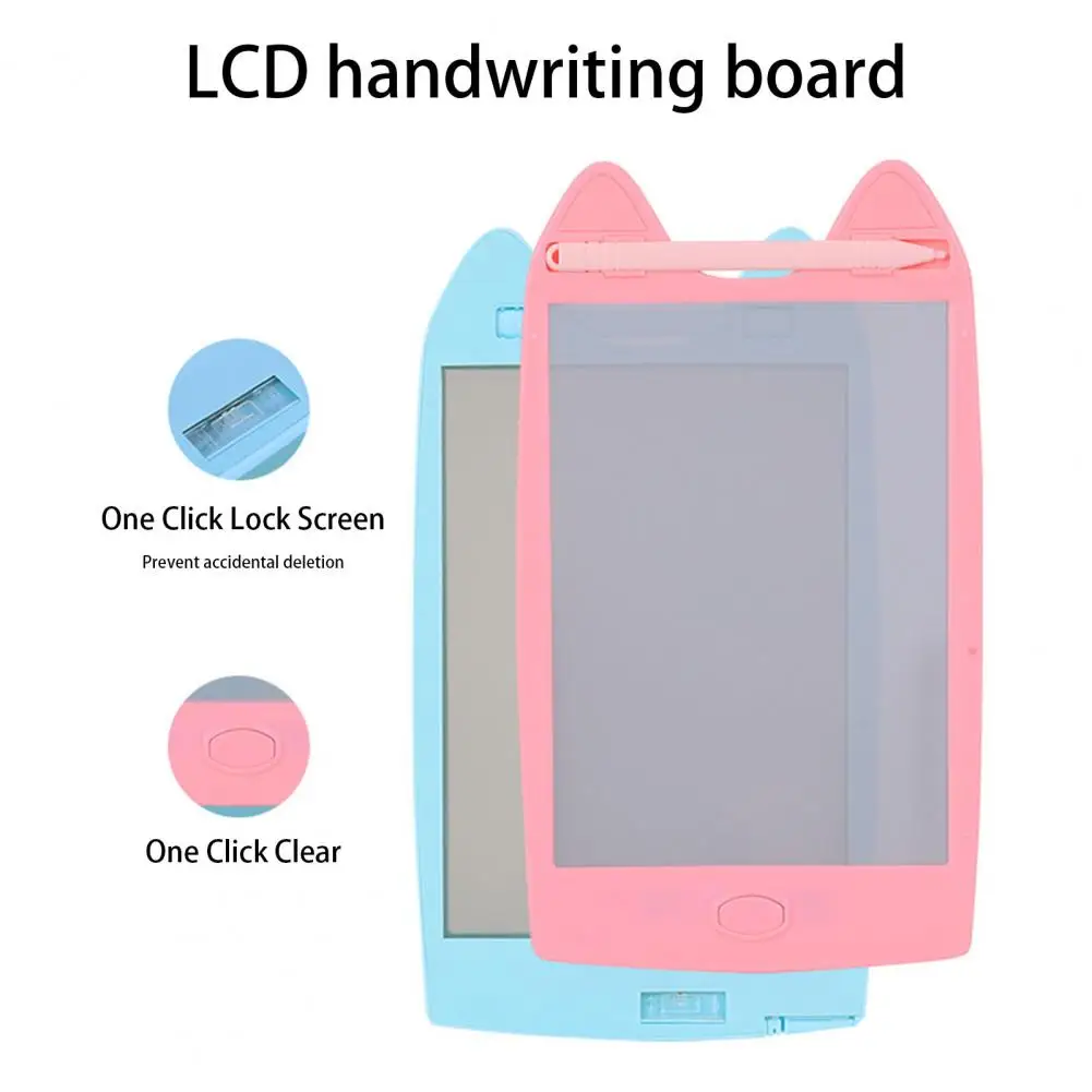 Handwriting Pad  Excellent No Blue Light Sensitive Touch  Children Cartoon LCD Digital Graphic Tablets School Supplies