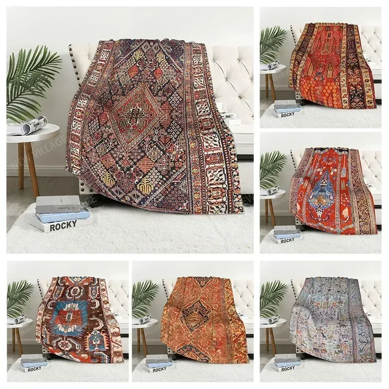 Plaid sofa for Knee blankets warm winter bed cover throw blanket Decor boho warm fleece Nordic Vintage Moroccan Soft and hairy