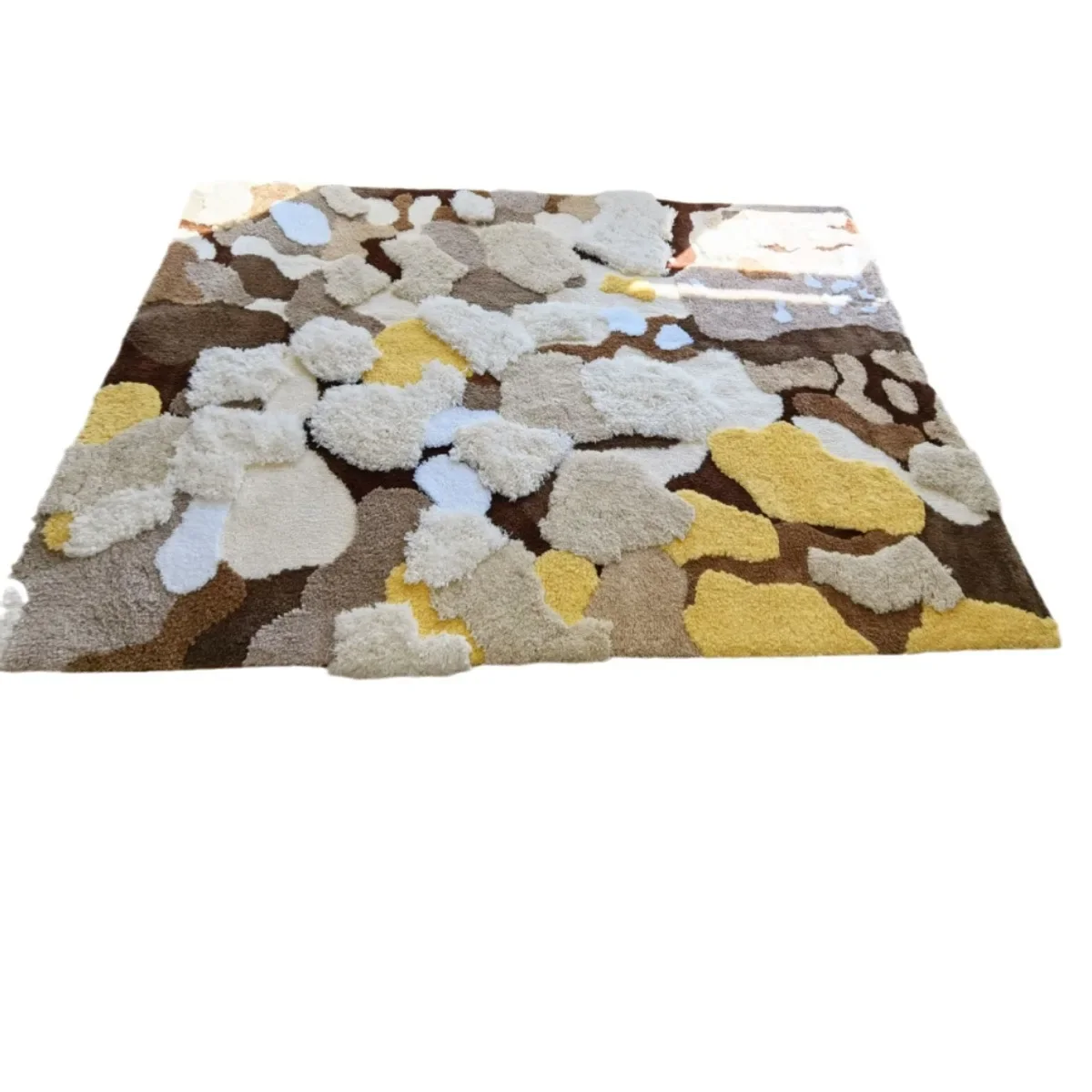 2026 Wholesale High Quality 140 * 200cm Special Shaped Carpet Plant Flower Polyester Bedroom Carpet Machine Washable