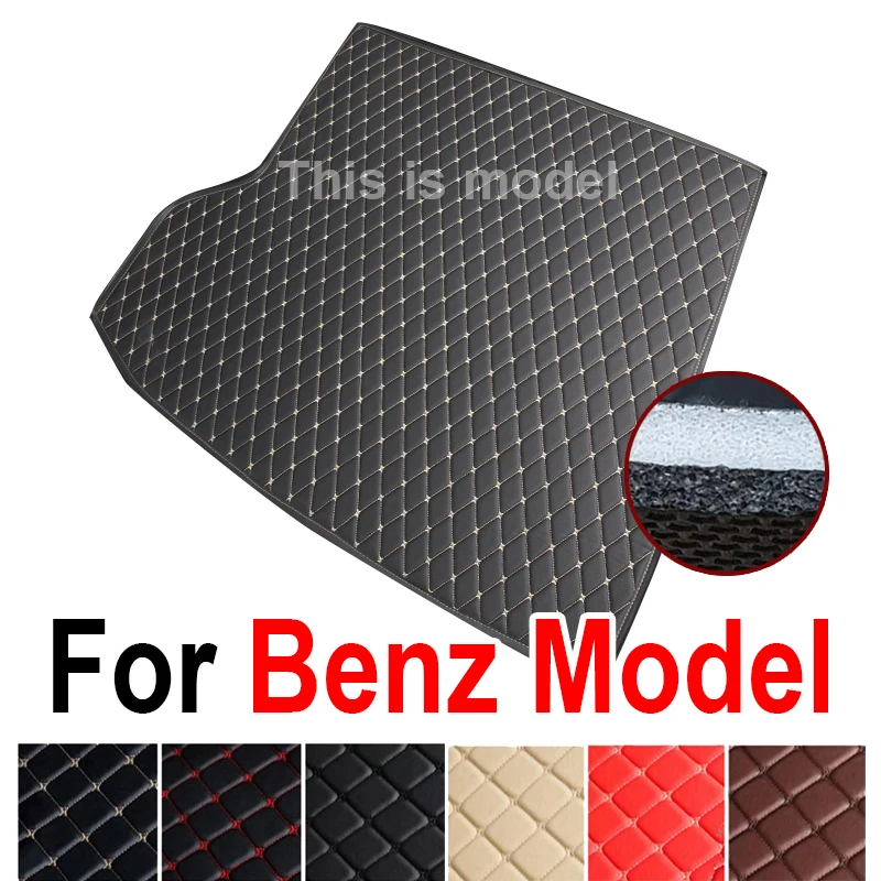 Custom Car Trunk Mats for Mercedes W205 C Class C205 S204 S205 W204 W203 Car Accessories Auto Goods interior details