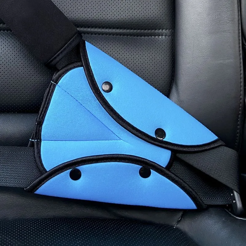 Car Child Seat Belt Triangle Fixer Adjuster Anti Neck Strangulation Accessories Soft And Comfortable Without Strangling The Neck