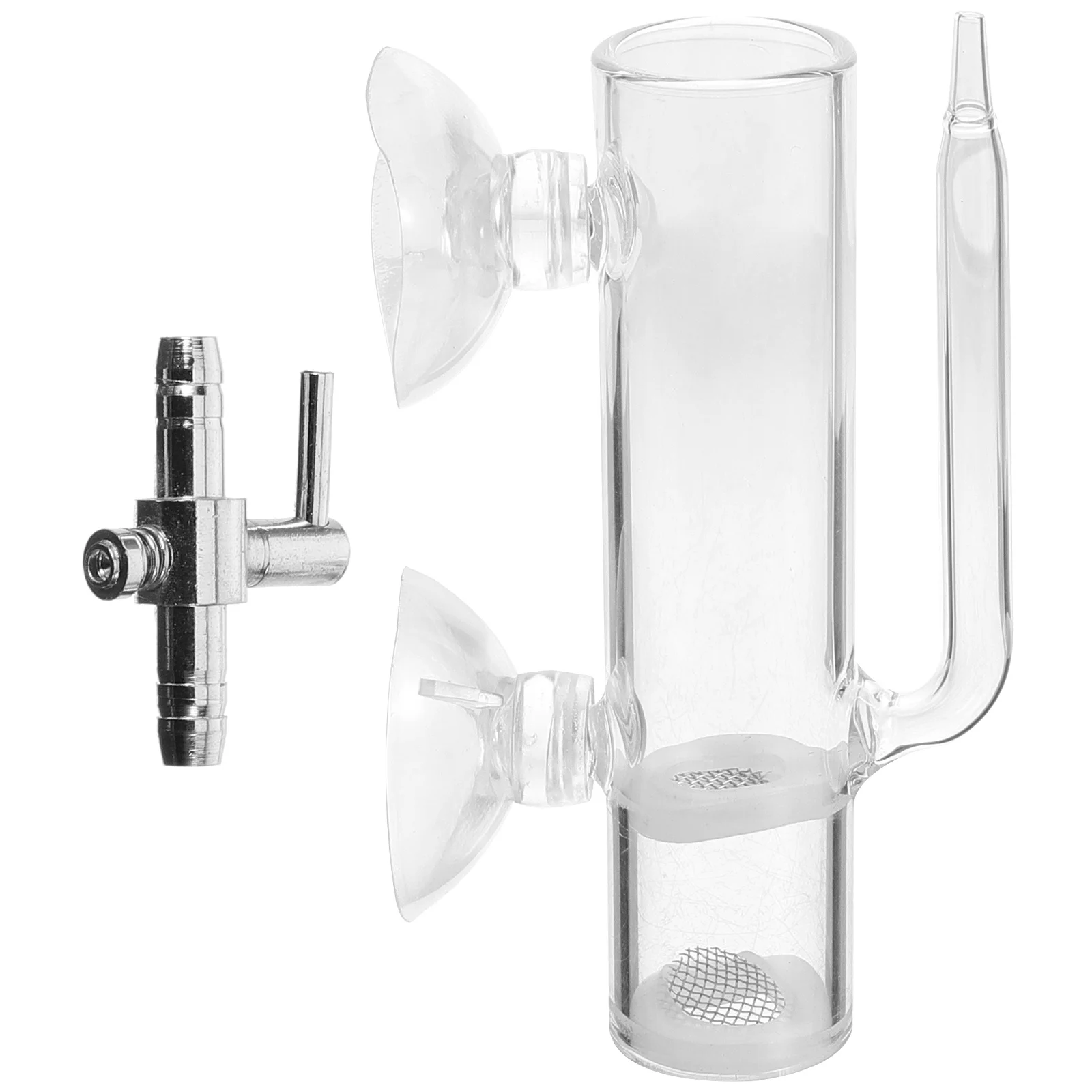 

Crystal Shrimp Incubator Suction Fish Tank Hatching Tumbler Filter Cup Baby Rearing Device Glass TankShrimp Egg Breeding Holder