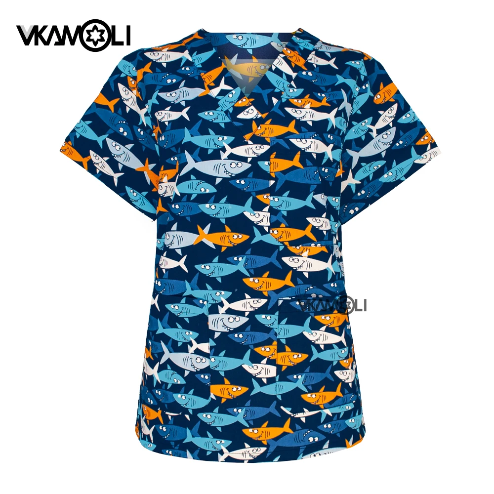 

Женские и мужские скрабы, топы, аксессуары для медсестер, медицинская форма, унисекс, клиническая операционная, рабочая рубашка-скраб, лабораторное пальто для домашних животных