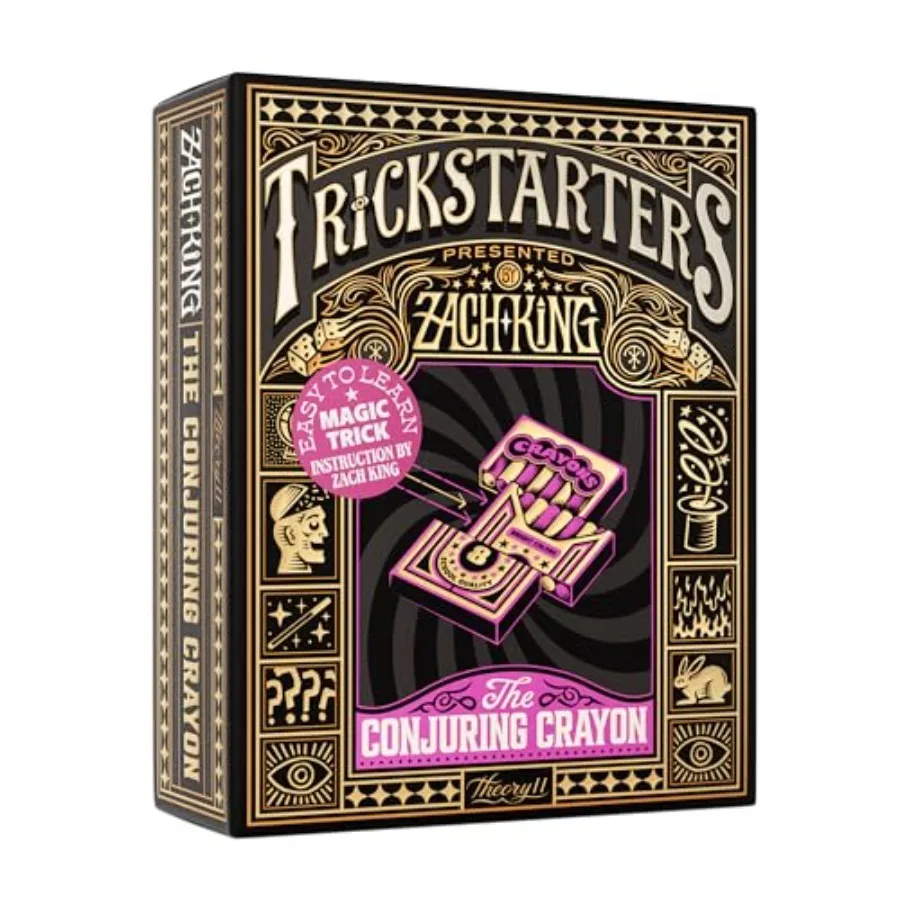 and Zach King Trickstarters Conjuring Crayon Magic Trick Split and Restore a Crayon Easy-to-Learn, Magical Effect for All Ages