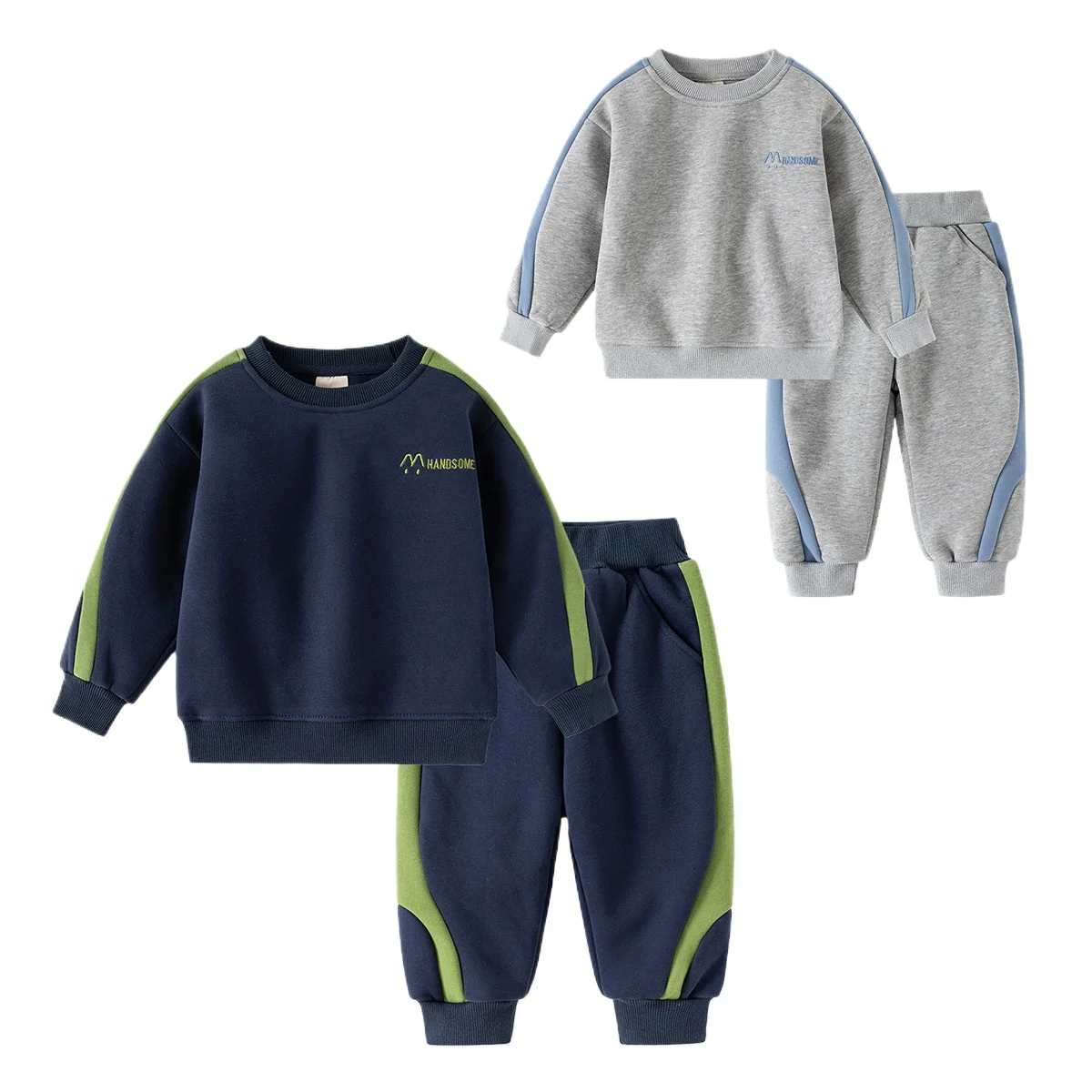 

Toddler Boys Clothes Sets Kids Sweatshirts + Sweat Pants Fall Winter Kids Tops Trousers Children's 2 Pieces