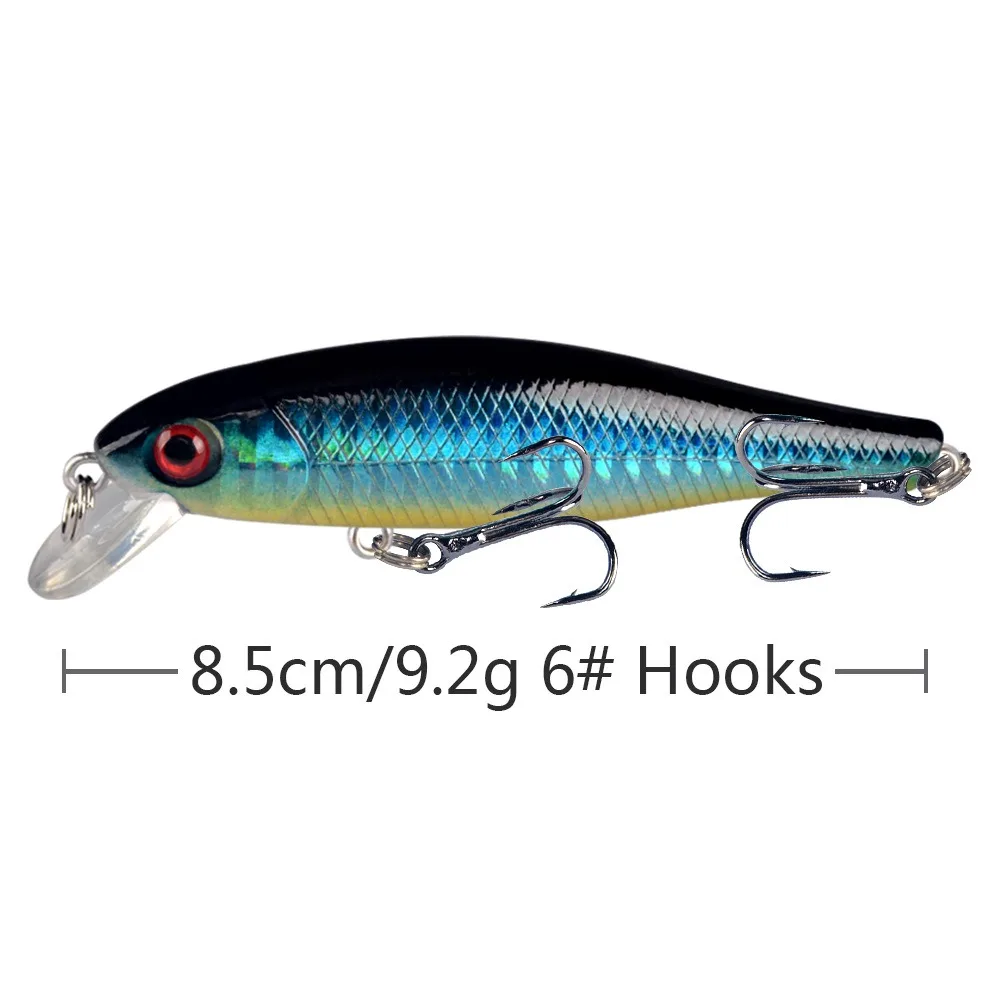 1PCS Japan Hot Model Sinking Minnow Fishing Lures 8.5cm 9.2g Jerkbait Bass Pike Carkbait Wobblers Swimbait Professional Bait