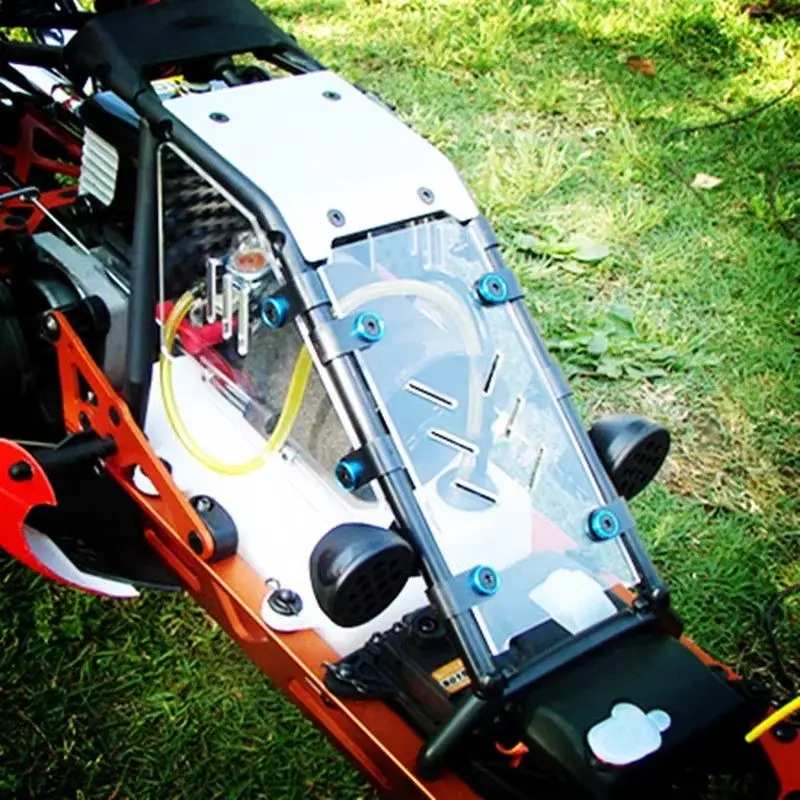 

ROFUN BAHA 1/5 RC Car Window Protection Panel, Dustproof Windshield, compatible with KM HPI BAJA 5B