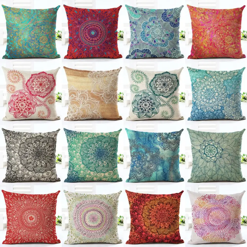 Colorful Decorative Pillow Case Geometric Pillow Cover Home Decoration Decoration Salon Cushion Cover Hogar Car Seat Funda Cojin