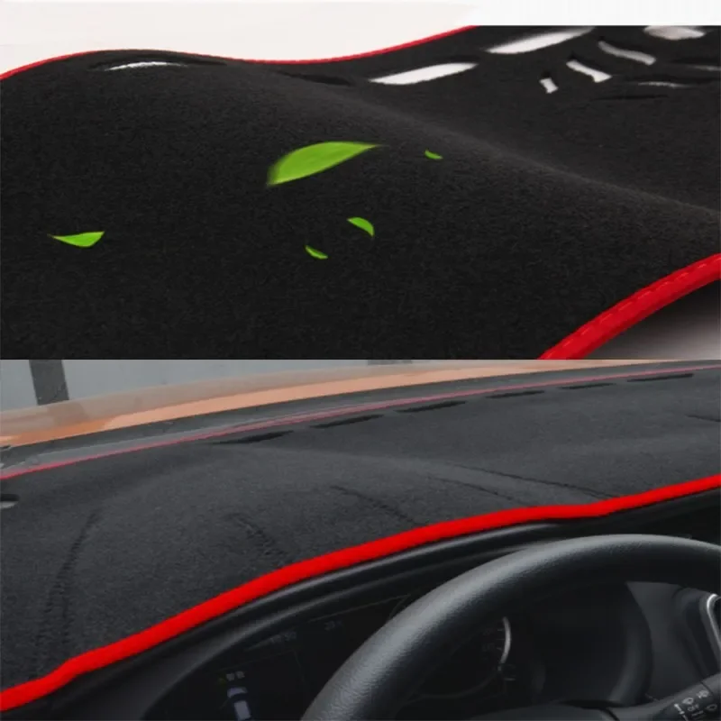 For Mitsubishi Lancer 2008-2016 Car Dashboard Mat Pad Instrument Platform Desk Cover Carpets Slip Sunshade Dashmat Accessories