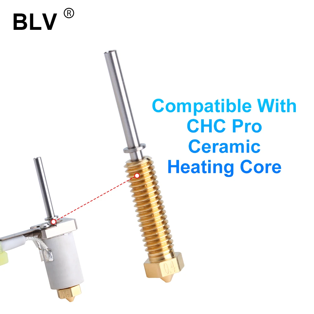 BLV® 3D Unity nozzle TUN PRO Nozzle All-in-one Compatible With Matrix Extruder / CHC hotend / CHC KIT / 3D Printer TD6 HOTEND