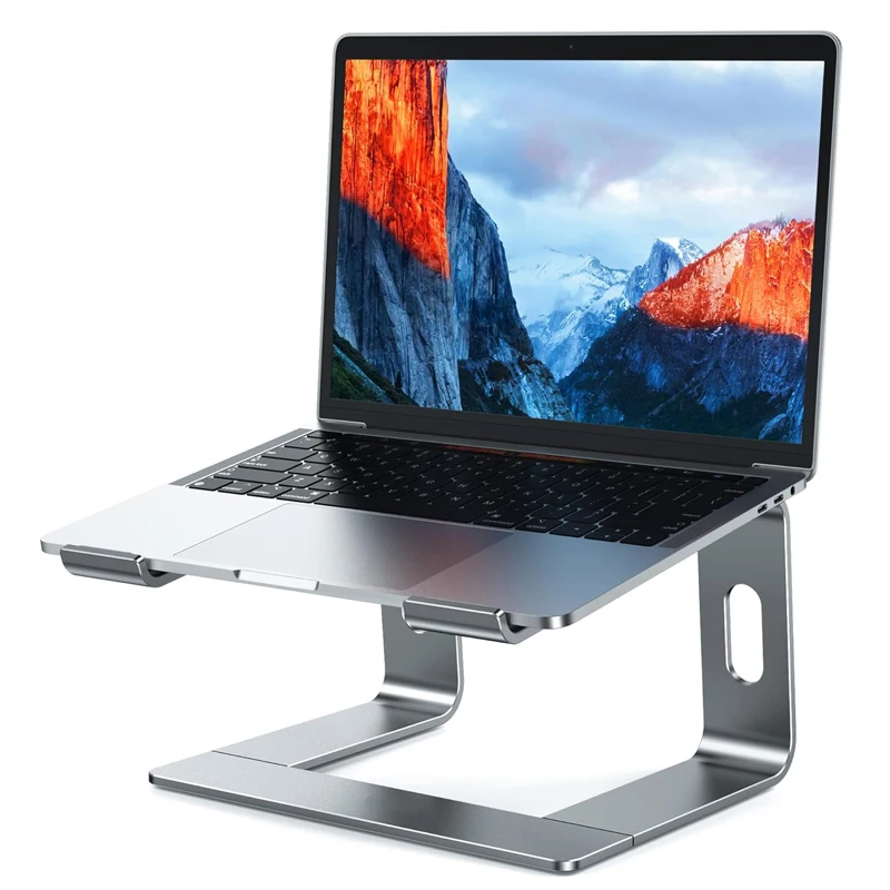 Aluminum Laptop Stand Riser Holder Notebook Ergonomic Detachable for MacBook Air/Pro Dell HP Laptops accessories 10-15.6 inch