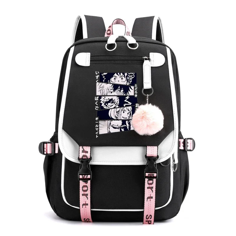 Hot anime Deku bakugou Katsuki Todoroki Shoto printing schoolbag backpack women men girl travel bag teens daily backpack