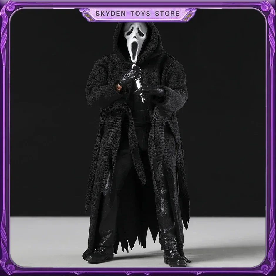 

Scream Horror Movie Peripherals Action Figure Ghost-faced Murderer Doll Model Room Decoration Ornaments Halloween Holiday Gifts
