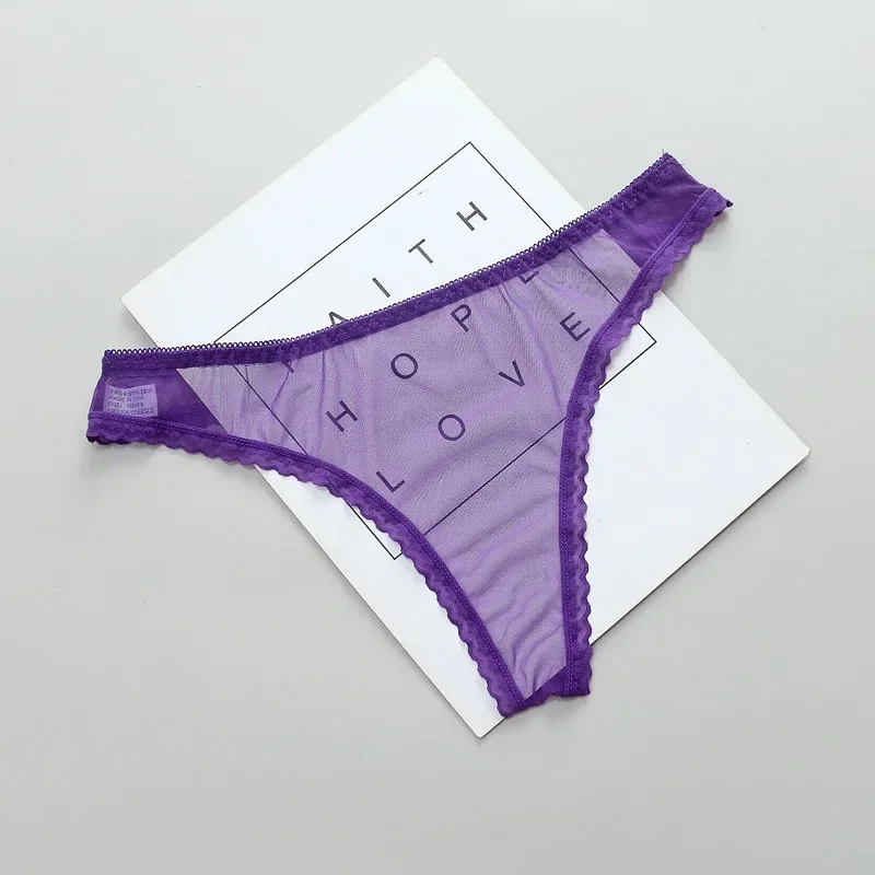 Sexy Transparente Tanga Höschen Frauen Spitze Durchsichtig Schritt Mesh Unten Sexy Nahtlose Low-rise T-hosen Unterwäsche