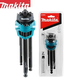 Makita B-65894 9-częściowy zestaw kluczy sześciokątnych 1,5-10 mm Zestaw kluczy sześciokątnych w kształcie litery L