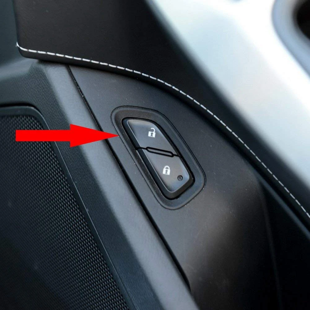 シボレーコルベット用ドアロックスイッチボタン,ABSカーボンファイバー,アクセサリー,c7,2014, 2015, 2016, 2017, 2018, 2019