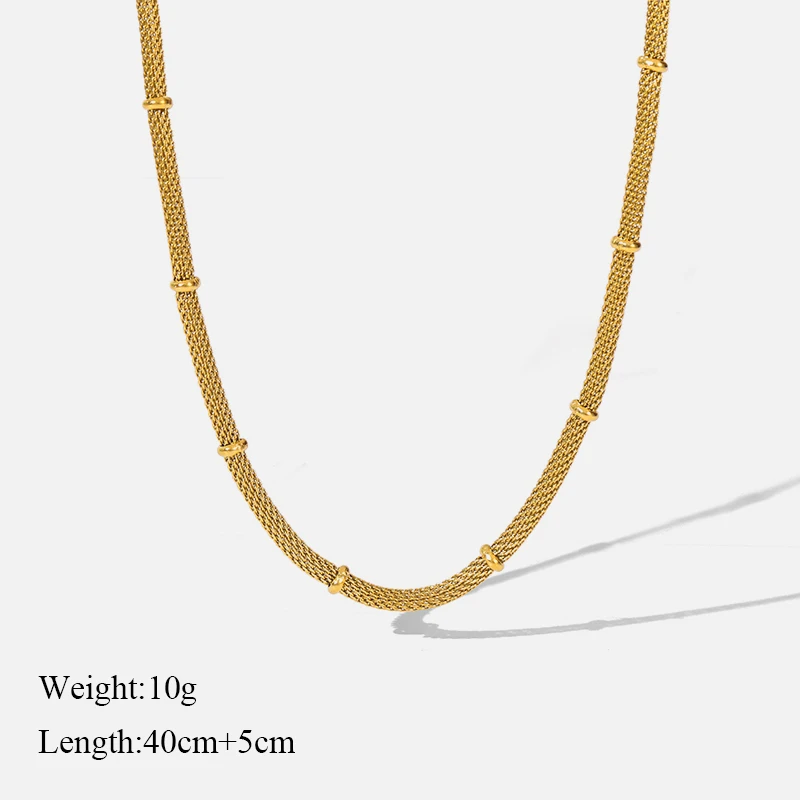 EILIECK 316L Stainless Steel Necklace for Women Stylish Jewelry High Quality Rust Proof Link Chain Collar Girls Birthday Gifts