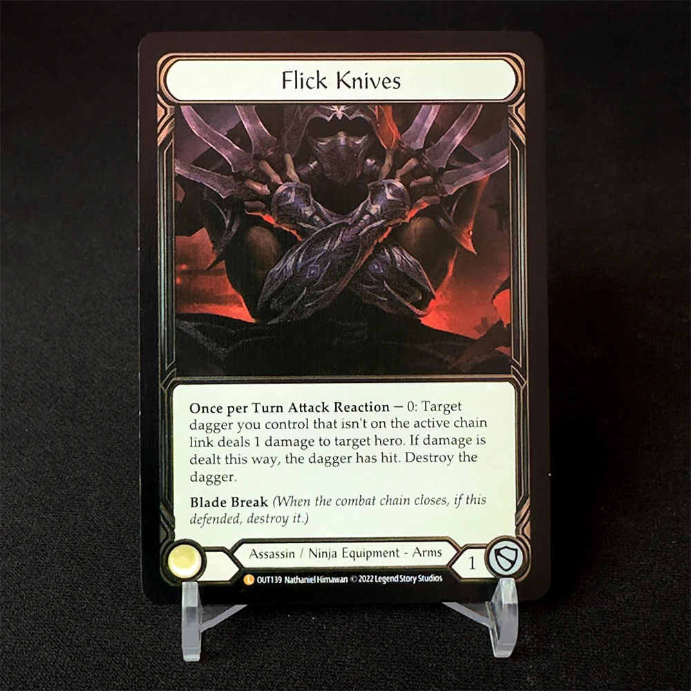 Cartes proxy sans feuille de chair et de sang, cartes de bricolage FAB TCG, cartes de Collection de jeu, ceinture sauvage, couronne de Dominon, échographie de la couronne