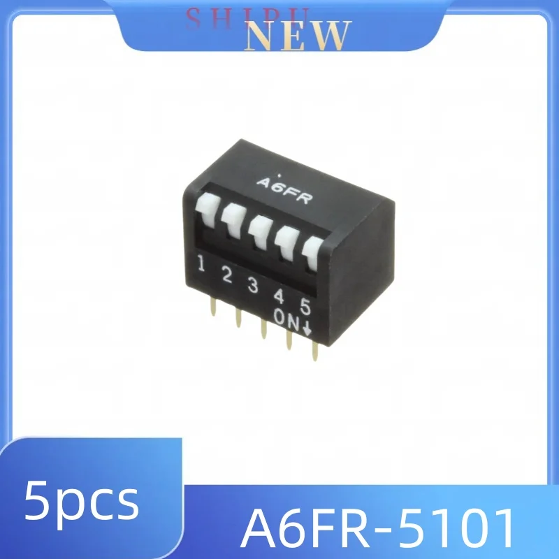 5 قطعة A6FR-3104 4104 5101 6104 A6E-3104-N 4104-N A6T-1104 2104 8101 DIP التبديل