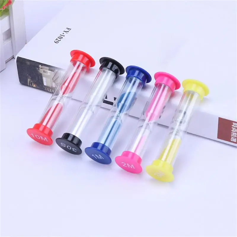 0.5/1/2/3/5/10 Minute Colorful Hourglass Sandglass Sand Clock Timers Sand Shower Timer Tooth Brushing Timer Children Home Decors