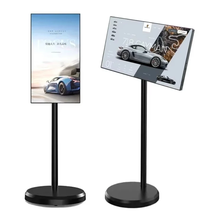 

21,5-дюймовый Android Smart Rotate планшетный ПК напольный портативный сенсорный смарт-экран телевизора JCPC Follow by Me мобильный телевизор