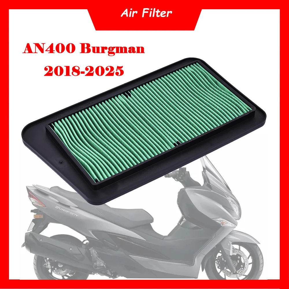 

Motorcycle Replacement Engine Air Filter Cleaner Air Intake Filter Element For Suzuki AN400 AN 400 Burgman 2018-2025