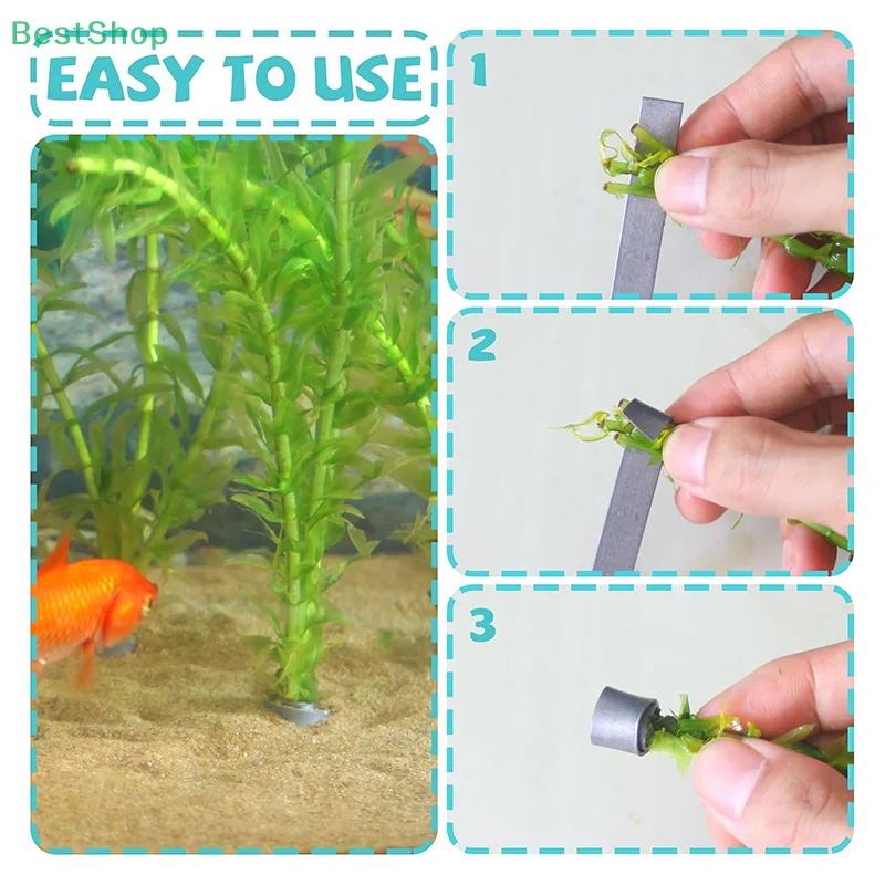 10pcs Flexible Foldable Aquari - Aquarium Planted Fish Tank ulasan dan harga