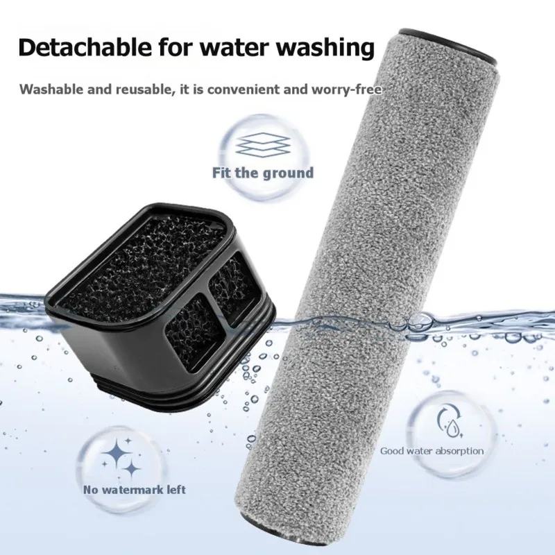 【SIMPLE】6PCS Vacuum Brush Filter Odor Eliminator Stick For Xiaomi Mijia 4 / 4 Max / 4 Pro Floor Scrubber Replacement Parts