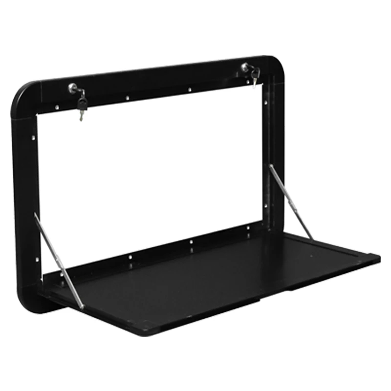 

High Quality Wall Mount Hanging Dining RV External Folding Table Van Ship Wall Mounted Motorhome Composite Picnic Tables