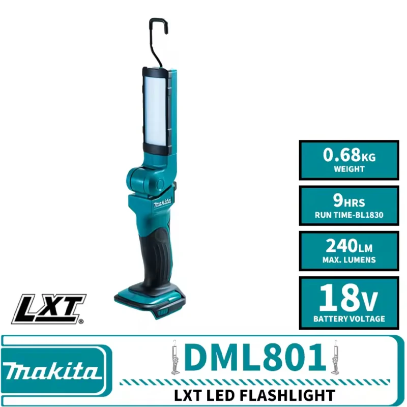 

Outdoor lighting lamp Cordless Lighting Light Portable Flashlight Outdoor LED Camping Tool Adapted Makita Battery