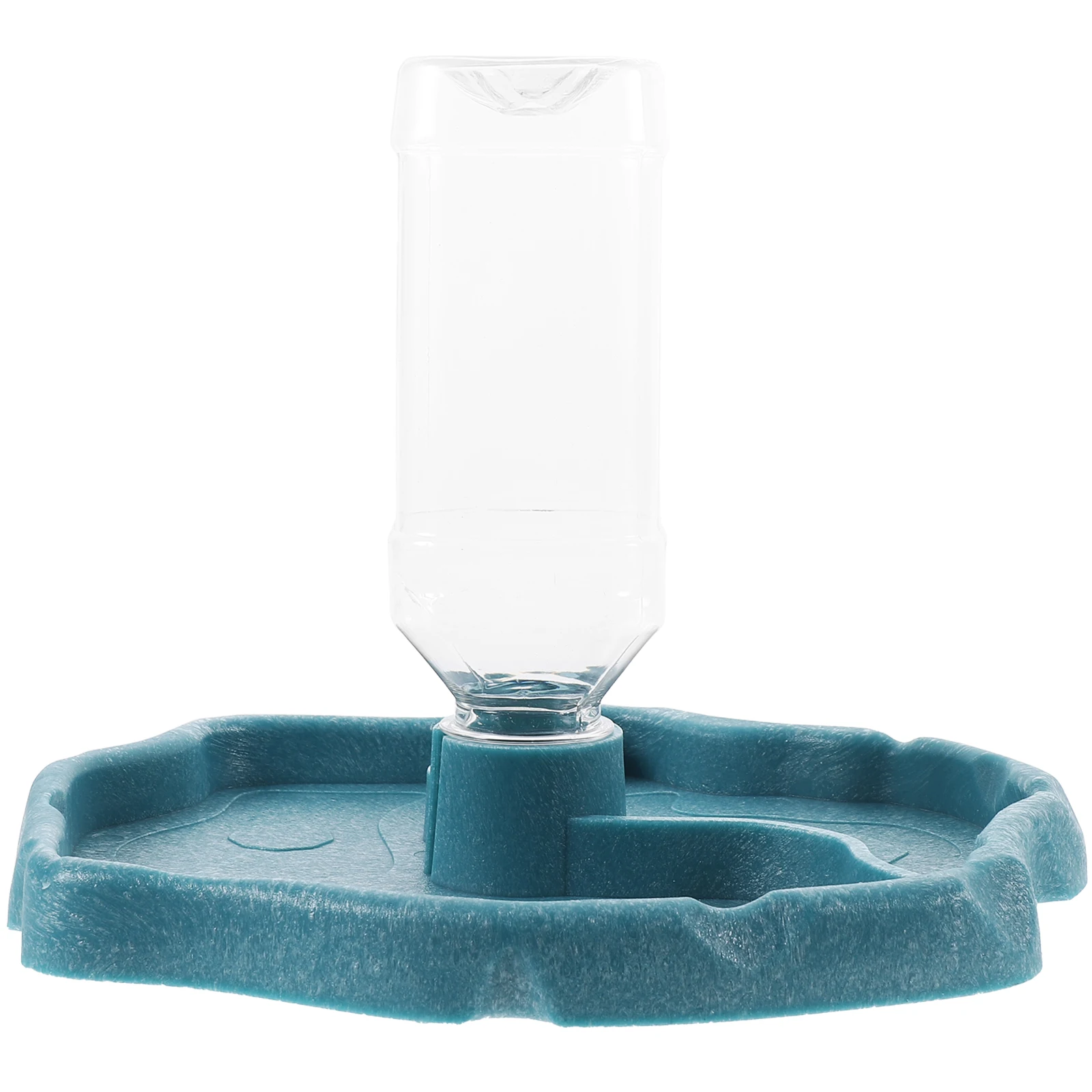 

Automatic Reptile Water Feeder Durable Food Dish for Bearded Dragon Turtle Supplies Sky-blue Easy Clean Plastic Pet Accessories
