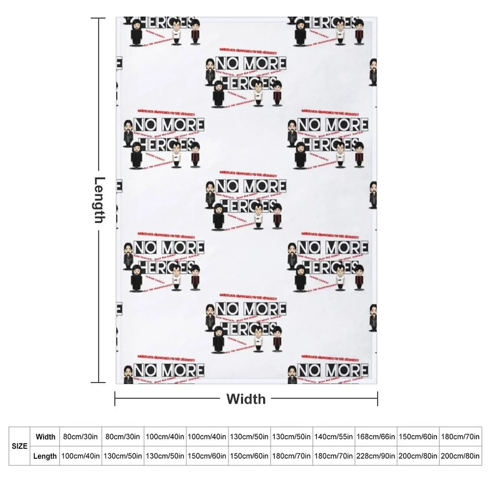 No More Heroes Throw Blanket Bed covers valentine gift ideas Travel Moving Blankets
