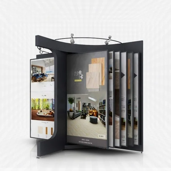 Custom Marble Granite Display Stand Modern Metal Freestanding Turntable High-end Quality for Exhibition Edition