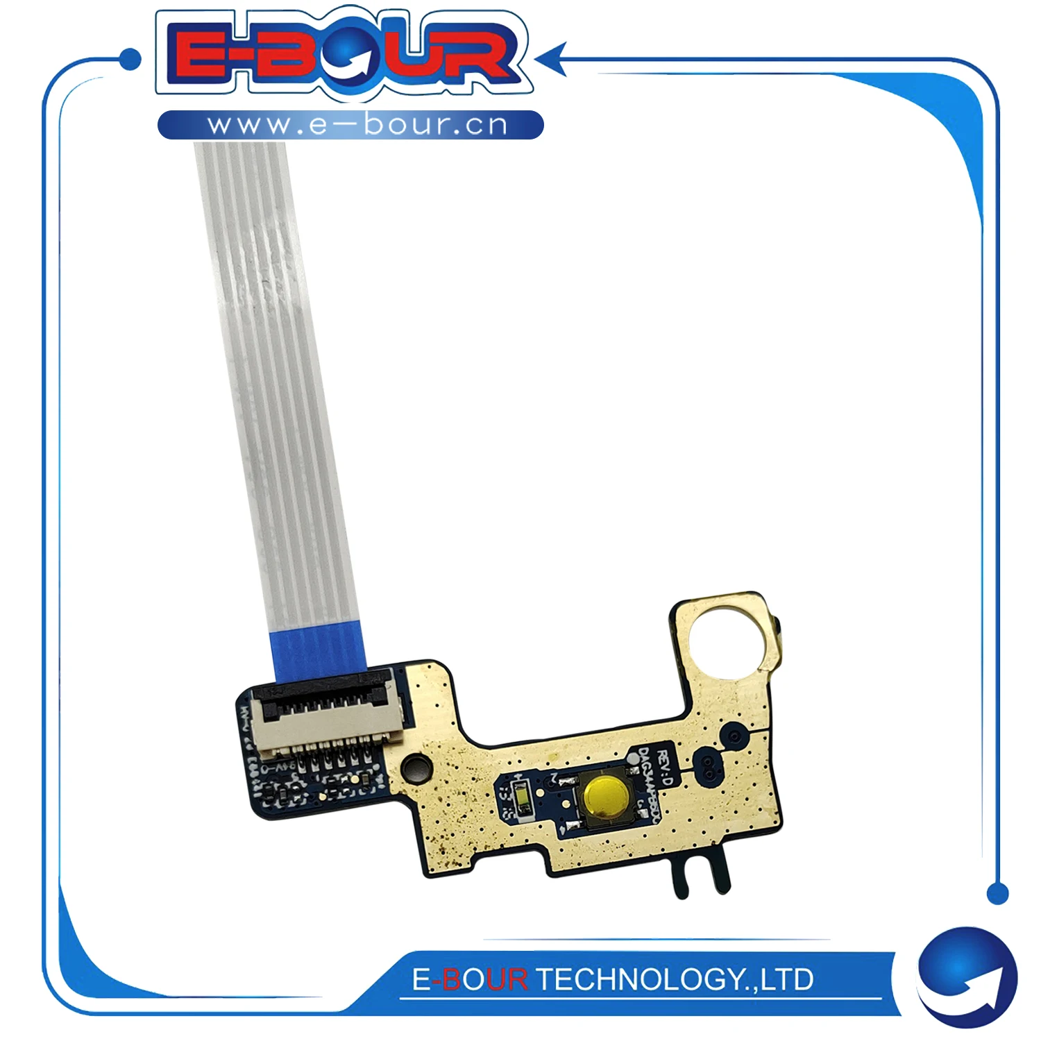 لوحة زر الطاقة مع كابل ، ملحق إصلاح الكمبيوتر المحمول ، H 15-AU ، سلسلة 15-AW ، 15-AU000NR ، DAG34APB6DO ، مفتاح التشغيل ، جديد