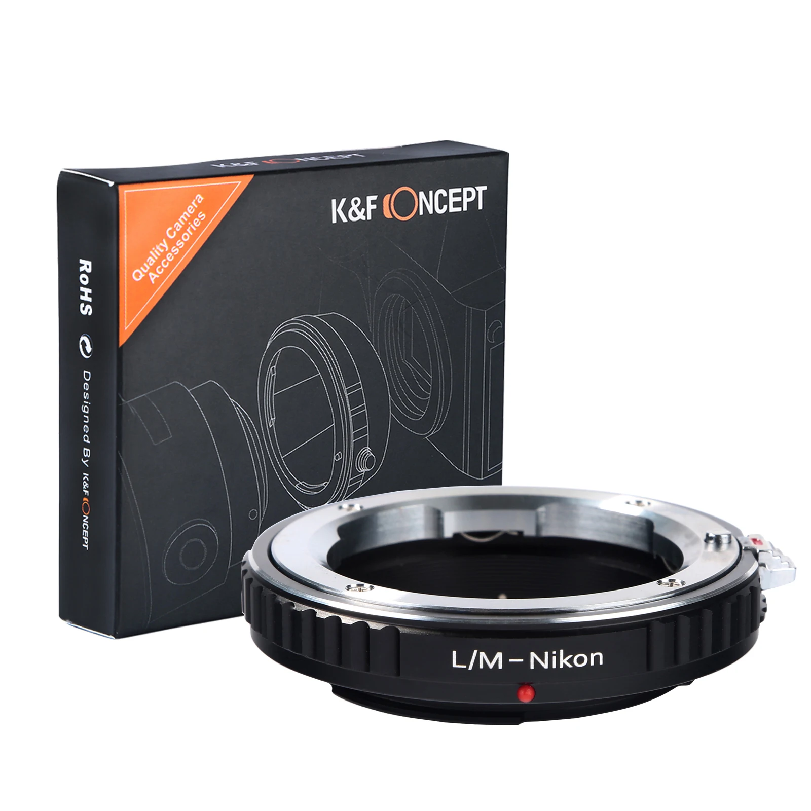 K&F Concept Lens Adapter For Leica M LM Mount Lens to Nikon F D5300 D5600 D750 D780 D810 D850 Df D5 D6