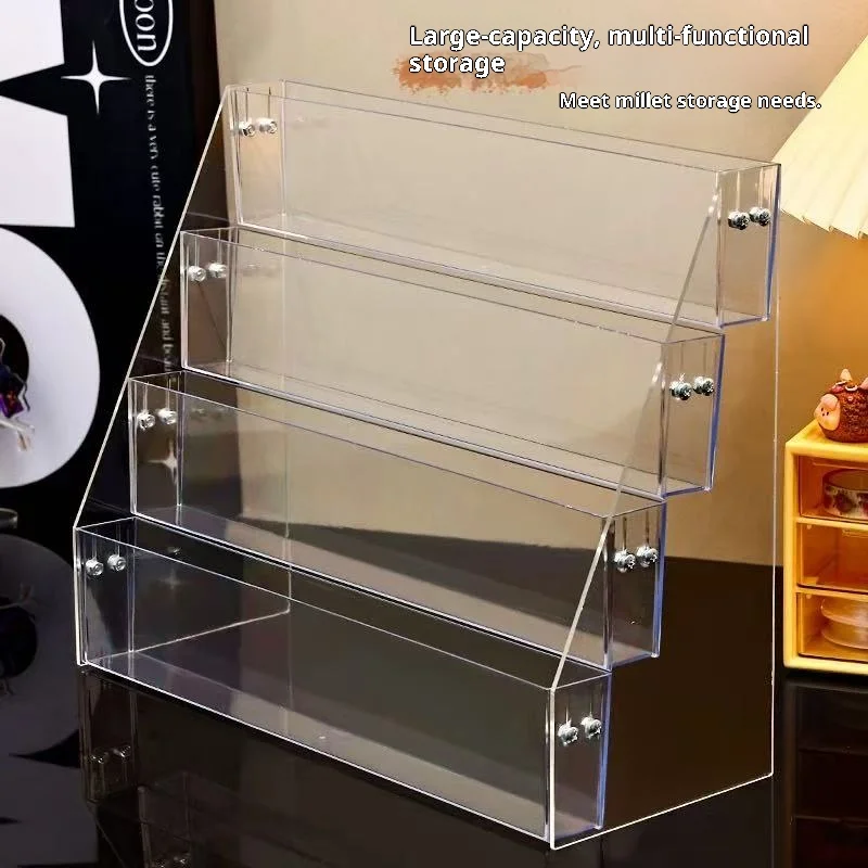 custom.Factory Direct Customizable Acrylic Display Shelf Advanced Stylish Store Stand Trade Show and Cosmetic Disp